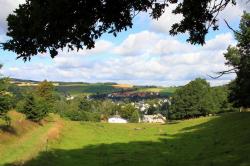 Blick vom Zöpfelsteig nach Burkhardtsdorf Blick vom Zöpfelsteig nach Burkhardtsdorf